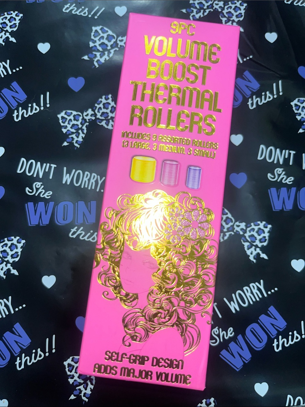 Volume Boost Thermal Rollers - Pink